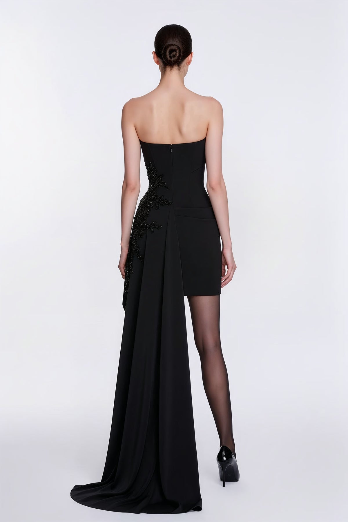 Midnight Bloom Mini Dress Haute Couture Evening – Summer 2026