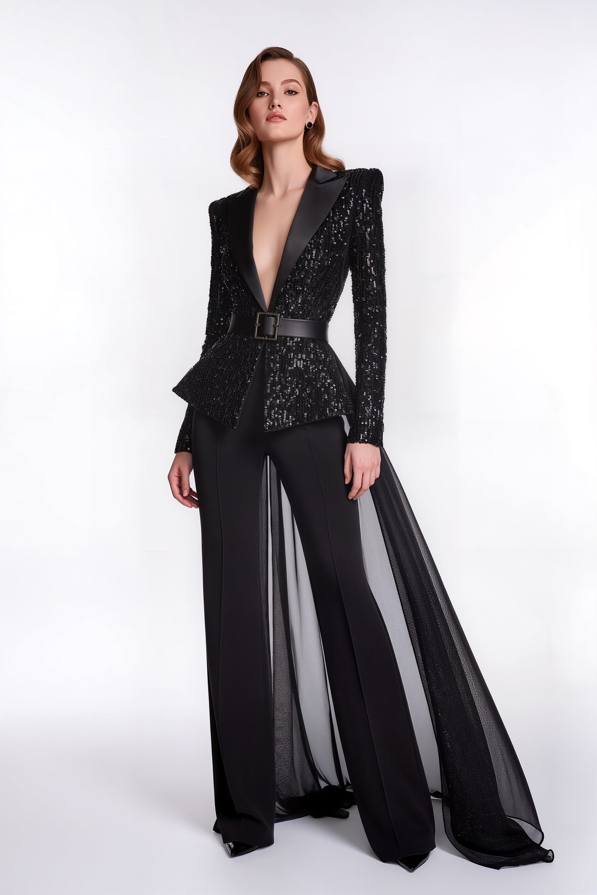 Midnight Elegance Jumpsuit Haute Couture Evening – Summer 2026