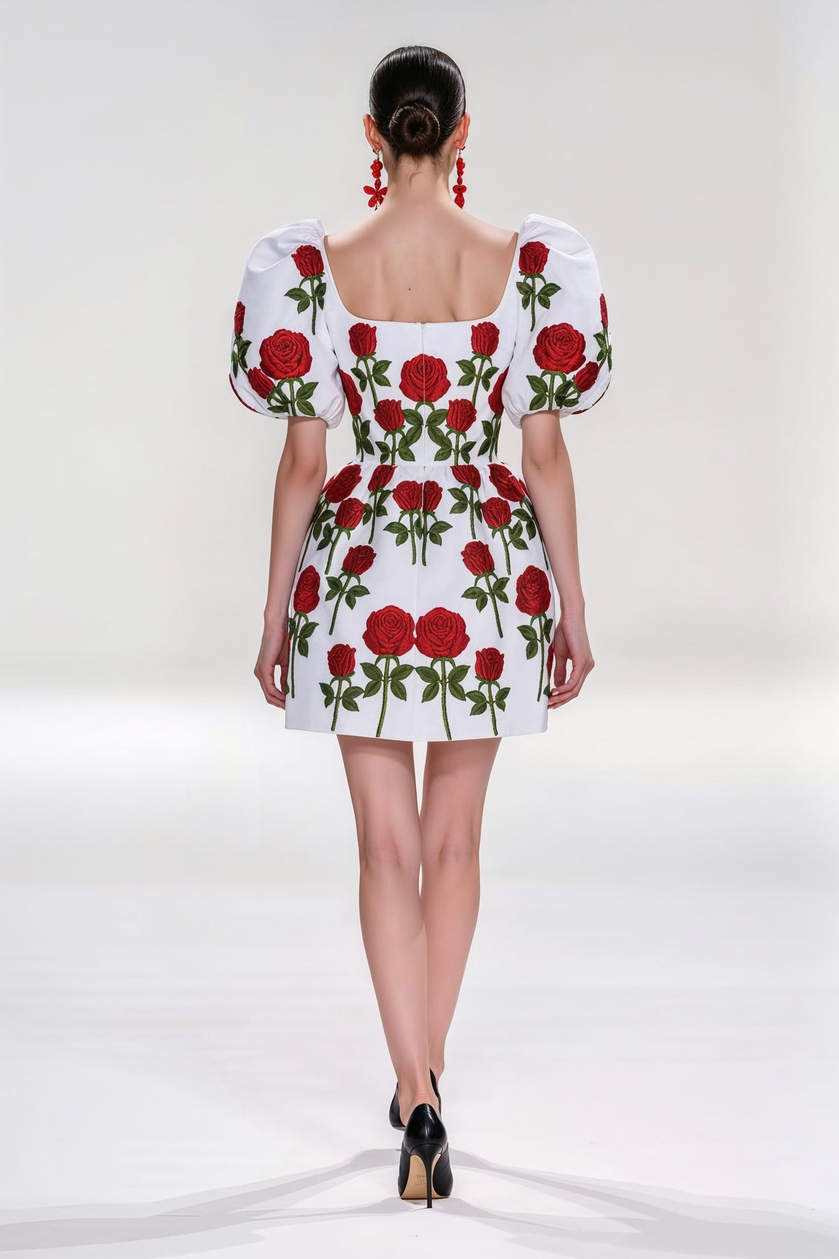 Rose Éclat Mini Dress